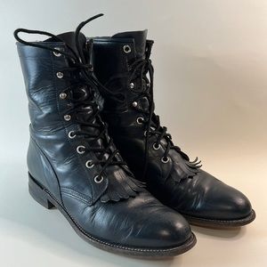 Vintage Justin combat boots